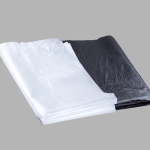 ถุงขยะพลาสติก PE 55 120 80แกลลอนพร้อมที่จับกันความร้อนปรับแต่งได้สำหรับใช้ในซูเปอร์มาร์เก็ต - Product Image 2