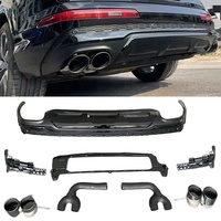 Prix d'usine Kit carrosserie Diffuseur de pare-chocs arrière avec embout d'échappement pour Audi Q7 SQ7 2020-2024