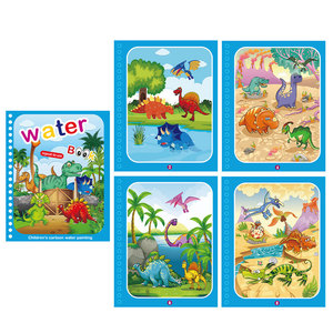 Libri <span class=keywords><strong>da</strong></span> <span class=keywords><strong>Colorare</strong></span> Educativi per Bambini con Animali e Dinosauri, Libro Magico ad Acqua per l'Apprendimento - Product Image 3