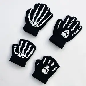 Guantes luminosos para niños de Halloween Guantes de rendimiento