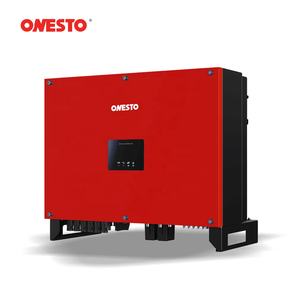 Inversor Solar con certificado TUV, dispositivo de onda sinusoidal pura MPPT Dual, trifásico para Industrial - Product Image 1