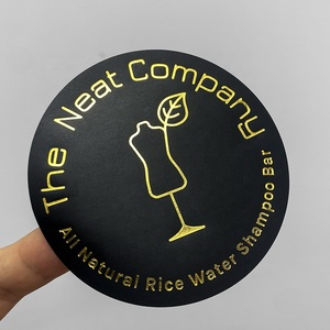 Impresión personalizada Etiqueta transparente Etiqueta de logotipo Pegatinas de tapa de botella de alta calidad Etiqueta impermeable para Cápsula de botella de vidrio - Product Image 4
