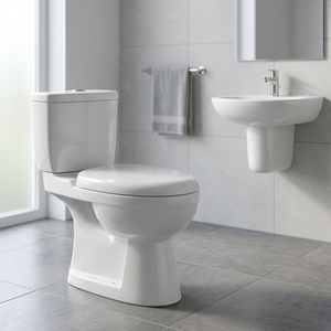 Ensemble de sanitaires de salle de bain en gros : WC suspendu et lavabo mural deux pièces - Product Image 2