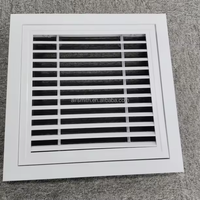 Grille de retour d'air carrée moderne pour climatisation, grille de ventilation HVAC, diffuseur mural
