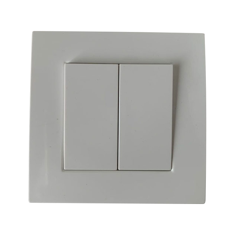 Wholesale Price Russia Style EU Electrical White Color <strong>2</strong> <strong>Gang</strong> 1 <strong>Way</strong> <strong>2</strong> <strong>Way</strong> Light Wall <strong>Switch</strong> for Home