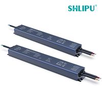 Alimentation Électrique Étanche IP67 Dimmable Triac 0-10V pour Bande LED, Haute Efficacité (PF>0.95), DC12V 24V