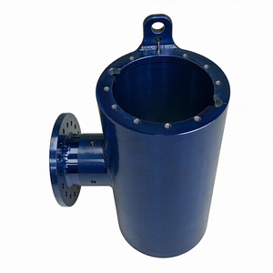 Cilindro Vertical de Alta Precisión SS316L Mecanizado por CNC para Cámara de Vacío con Ojo de Elevación y Brida Lateral - Product Image 1