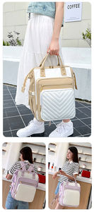 Bolsa de viaje de maternidad impermeable multifuncional de color sólido para uso al aire libre Mochila diaria de mujer de alta calidad - Product Image 6