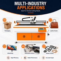 Cutter numérique oscillant automatique pour panneaux publicitaires en mousse, feuilles de PP, films vinyles, autocollants et présentoirs de point de vente CNC