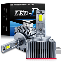Bombillas LED para Faros Delanteros de Automóviles D1S D2S D3S D4S Led D5S Xenón HID Proyectores de Faros Delanteros 6500k para Automóviles y Camiones de Alta Potencia