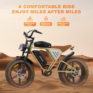 จักรยานไฟฟ้า Jansno X70 750W 48V 34AH แบตเตอรี่คู่ ยางอ้วน มอเตอร์หลัง ระบบกันสะเทือนหน้า ระยะทางไกล สำหรับการสำรวจในเมืองและเส้นทางเดินป่า - Product Image 6