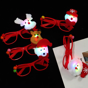 Gafas de Peluche con Luces Navideñas, Diademas, Anillos, Decoraciones para Fiestas y Celebraciones Navideñas - Product Image 3