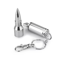 Clé USB 2.0 en métal étanche avec logo personnalisé, cadeau promotionnel, 8 Go à 64 Go, conservation des données pendant 10 ans