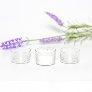 Transparent Round square Empty Cup Plastic Polycarbonate <strong>Tealight</strong> <strong>Holder</strong> for Candle - Product Image 1