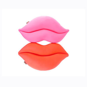Cojín de Cuello con Forma de Labios 3D, <span class=keywords><strong>Relleno</strong></span> de Microperlas Suaves, Portátil, Ecológico, <span class=keywords><strong>para</strong></span> Sofá, Cama, Hogar, Coche, Decoración, Regalo - Product Image 5