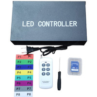 Controlador de Tiras LED RGBIC JIUAN T8-1000AC-RC, Programable, Salida de 8 Canales, Sincronización de 8192 Píxeles, Tarjeta SD, Controlador de Píxeles LED a Prueba de Agua