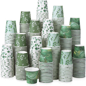 Factory Supply Custom Disposable Bathroom <strong>Cups</strong> <strong>Mini</strong> Mouthwash <strong>Cups</strong> Small Printed <strong>Paper</strong> <strong>Cup</strong> for Home Travel Picnic Party - Product Image 1