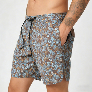 Shorts cargo confortables et extensibles pour hommes, avec poche zippée, séchage rapide, respirants, pour l'entraînement, boardshorts - Product Image 3