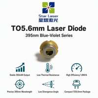 Diode laser bleue haute puissance SHARP (longueur d'onde 395 nm, 300 mW) Tête laser large bande