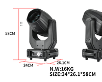 2 ans de garantie 380w Beam Moving Head Light Stage Light Effect Sharpy Beam 20R DMX512 Beam Moving Head