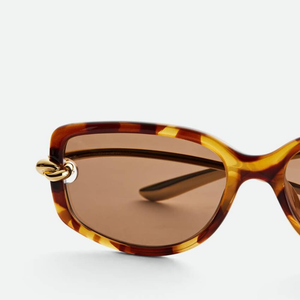 Bottega BV Rectangular <b>Frame</b> Sunglasses Acetate Metal UV Protection Fashion Eyewear for Men Women Veneta - Product Image 5