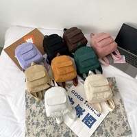 Mochila Mini de Moda para Mujer, Color Sólido, Mochilas Pequeñas, Mochilas Escolares Casuales y Sencillas, Mochilas de Viaje
