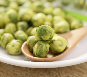 Petits pois verts enrobés de <span class=keywords><strong>wasabi</strong></span> blanc certifiés BRC, collations croustillantes aux petits pois verts frits, petits pois au <span class=keywords><strong>wasabi</strong></span> de style japonais - Product Image 2