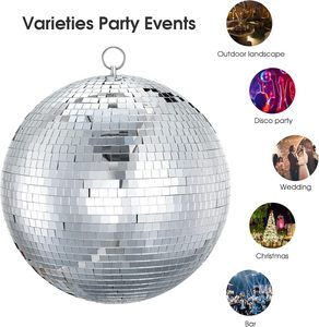 Grande boule disco de 20 pouces, boule disco suspendue, grandes boules miroir, pour clubs DJ, mariages, bars, événements festifs et décoration de scène - Product Image 3