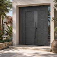 Portail piétonnier de villa moderne en aluminium gravé CNC, panneau personnalisé pour entrée extérieure de jardin, cour et projets de rénovation de maison