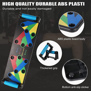 قضبان تدريب القوة متوازية قابلة للطي لوحة دفع مجموعة لوحة رفع - Product Image 5