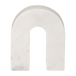 Scultura in Marmo ad Arco per Arredamento Casa, Oggetto Decorativo Moderno per Bagno, Ufficio, Soggiorno, Decorazione per Mensole - Product Image 1