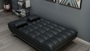 2024 सूसन शीर्ष गुणवत्ता वाली लक्जरी चमड़े 90 डिग्री फोल्डेबल सोफा बिस्तर बिस्तर बिस्तर बिस्तर लिविंग रूम - Product Image 2