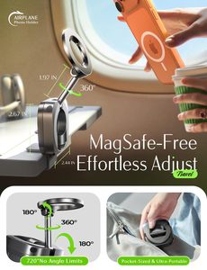 Soporte Magnético para Teléfono LISEN Mejorado, Clip de Sujeción Manos Libres, Soporte Portátil para Grabación de Videos y Vlogs en <span class=keywords><strong>Vacaciones</strong></span> - Product Image 3