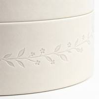 Boîtes rigides personnalisées recyclables de grande taille avec logo doré, finition mate UV, boîte cylindrique pour fleurs ou chapeaux avec couvercle