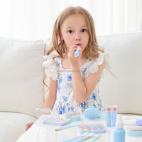 Jouets de maquillage pour enfants, ensemble de jeu de princesse, ensemble de beauté pour filles, jouets amusants avec fards à paupières et rouges à lèvres