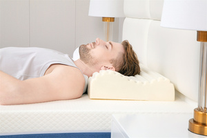 Almohada Cervical Ortopédica Tejida Muy Suave con Espuma Viscoelástica Max-Jelly Touch para Aliviar el Dolor de Cuello - Product Image 6