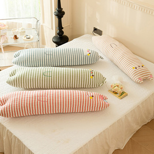Oreiller souple et respirant pour mère et bébé Oreiller latéral à longue bande Lapin <span class=keywords><strong>Enceinte</strong></span> Femmes Enfants Grand coussin en peluche pour canapé-lit - Product Image 4