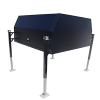 Toldo de Aluminio para Camioneta con Patas Desmontables