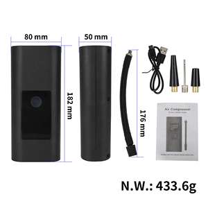 Wireless Vehicle Air Pump with LCD Digital Display Portable Electric <b>Inflation</b> Machine <b>Car</b> Motor Scooter Tire Air Compressor - Product Image 2