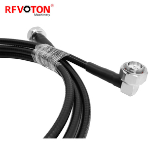 สายจัมเปอร์แบบมีปลั๊ก Din 4.310 L20 ตัวผู้ ไปยังปลั๊ก Mini 4.3-10 แบบมุมฉาก 90 องศา ขนาด 1/2 นิ้ว สายซุปเปอร์ซอฟท์ ความยาว 1 เมตร จากโรงงาน - Product Image 3