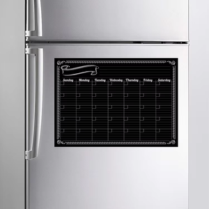 <span class=keywords><strong>Pizarra</strong></span> Magnética de Borrado en Seco para Refrigerador con Tamaño y Color Personalizables - <span class=keywords><strong>Calendario</strong></span> Planificador Mensual y <span class=keywords><strong>Semanal</strong></span> - Product Image 1
