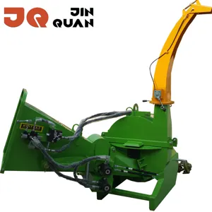 HOT JQ CE Approved Farm Garden Use 60HP PTO Powered Wood Chipper Shredder, Tree Branch Chipping Machine