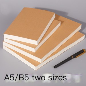 Khuyến mại A5 giấy kraft máy tính xách tay với 400 dày trang | nhiệt ràng buộc bìa cứng Tạp Chí cho văn phòng & Trường học - Product Image 5