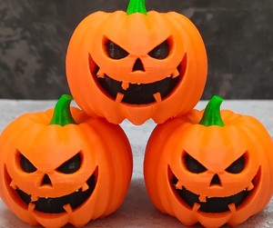 Modelo de Adorno de Calabaza de Halloween Impreso en 3D, Imprimible en PLA, Personalizable y Disponible para Compras al por Mayor - Product Image 1