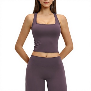 Camiseta Deportiva Yali de Cuello Redondo para Mujer, Ajustada, de Secado Rápido, en Tela Dobby de Nailon/Spandex, Informal, para Correr y Hacer Ejercicio - Product Image 1