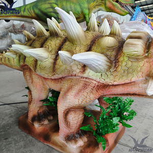 Fournisseur de dinosaures mécaniques bon marché Chine Statue de <span class=keywords><strong>dinosaure</strong></span> animatronique télécommandée Ankylosaurus à vendre - Product Image 5