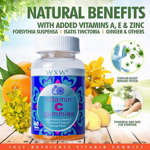 Fabricant d'usine Gommes personnalisées à la vitamine C Bonbons gommeux pour la santé digestive Produits de santé Suppléments de soutien immunitaire - Product Image 4