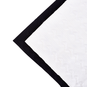 Thời trang chất lượng cao chần Polyester Spandex Trắng Jacquard vải cho trang phục và áo khoác - Product Image 6