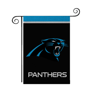 Banderas de Patio con Impresión Personalizada de Doble Cara, Festival DE LAS Panteras de <span class=keywords><strong>Carolina</strong></span>, 32 Equipos, Venta Al por Mayor, 12X18 Pulgadas - Product Image 1