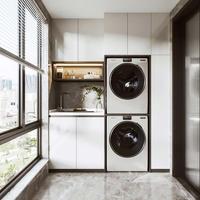 Meuble de salle de bain durable et résistant à l'humidité |   Armoire multifonction sur mesure pour balcon extérieur et intérieur